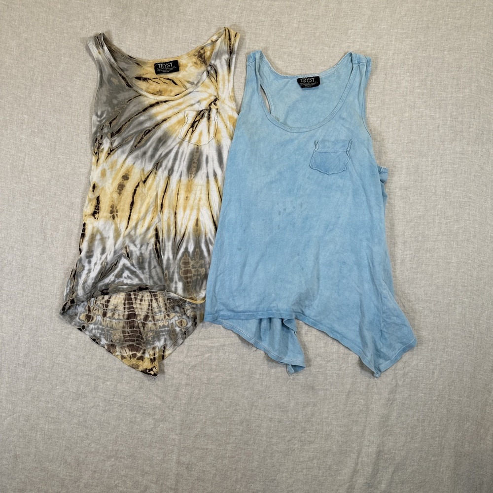 Lot of 2 Tryst Women Tank Top Multicolor Medium‎